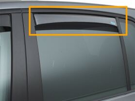 Wind deflector rear - grey, Santa Fe TM