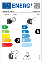 Hyundai i10 (AC3) winter complete wheel, LV4, 5,5x14 ET42 + Kumho WP52