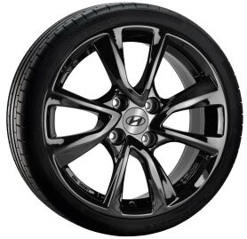 Hyundai i20 BC3 / Bayon Winterkomplettrad, Depan Black 6,5x16 ET47 + Hankook W462