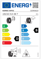 Hyundai i20 BC3 / Bayon Winterkomplettrad, HMD02 6x15 ET47 + Kumho WP52