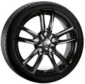 Hyundai KONA complete winter wheel, Rimba Black, 6,5x16 ET 50 + Kumho WinterCraft WP52 + TPMS