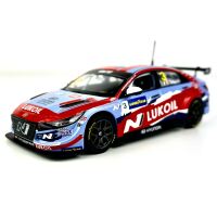 Hyundai model car, Elantra N TCR No. 3 2021 1:43