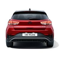 Hyundai Embleme schwarz - Set Front & Heck, i30PD...