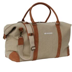 Hyundai weekender bag, beige