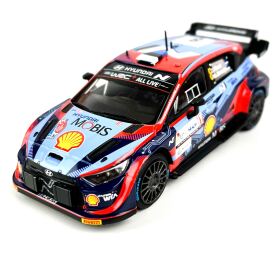 Hyundai model car, i20N Rally1 No. 8 2022 1:43