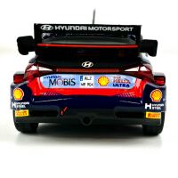 Hyundai model car, i20N Rally1 No. 8 2022 1:43