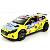 Hyundai model car, i20N Rally2 No. 25 2021 1:43
