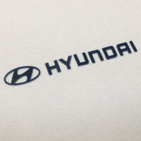 Hyundai Hoodie beige (blue print) L