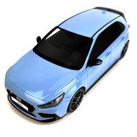 Hyundai model car, i30N pre-facelift Performance Blue 1:18