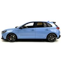 Hyundai model car, i30N pre-facelift Performance Blue 1:18