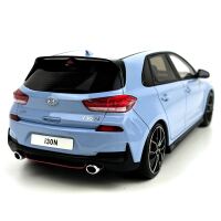 Hyundai model car, i30N pre-facelift Performance Blue 1:18