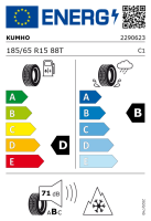 Hyundai i20 BC3 / Bayon Winterkomplettrad, HMD02 Black 6x15 ET47 + Kumho WP52