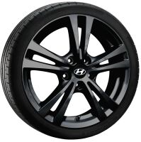 Hyundai KONA HEV Winter complete wheel, HMD01 Black, 7x17...