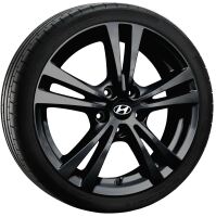 Hyundai Kona complete winter wheel, HMD01 Black, 6,5x16...