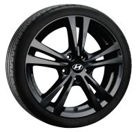 Hyundai Tucson NX4 Winterkomplettrad, HMD01 Black 7x17...