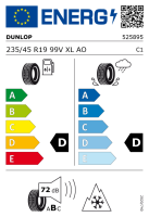 Hyundai KONA SX2 winter complete wheel, Padang Black, 7,5x19 ET 49,5 + Dunlop, SP Winter Sport 3D