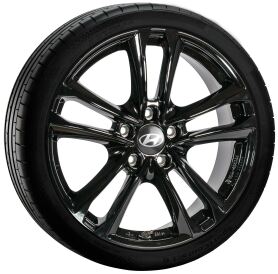 Hyundai KONA SX2 Winterkomplettrad, Padang Black, 7,5x18 ET49,5 + Goodyear, UltraGrip Performance +