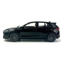 Hyundai model car, i30N Facelift Phantom Black 2022 1:43