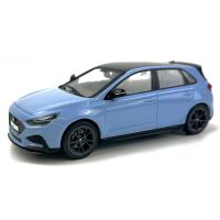 Hyundai model car, i30N Facelift Performance Blue 2022 1:43