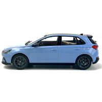 Hyundai model car, i30N Facelift Performance Blue 2022 1:43