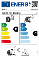 Hyundai Tucson NX4 complete winter wheel, HMD01 Black 7x17 ET43,5 + Pirelli, Powergy Winter + TPMS