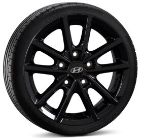 Hyundai i30 PD complete winter wheel, W Black 6,5x16 ET50 + Pirelli, Powergy Winter