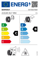 Hyundai Tucson NX4 Winterkomplettrad, Padang 7x17 ET43,5 + Semperit, Speed-Grip 5 + TPMS