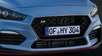 Hyundai Emblems black - Set front & rear, i30N Hatchback